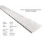Carrara 6" x 60" Marble Threshold (Marble Saddle) Floor Use Tile