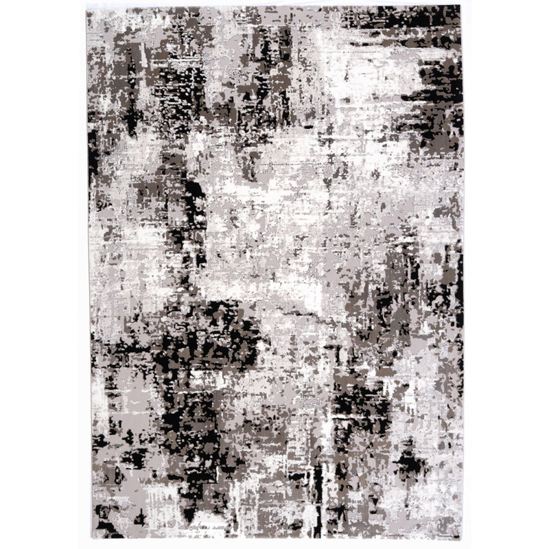 Abstract Indoor Rug, Rectangle 4' x 6'
