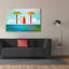 «Tropical Island» par Andrea Haase, estampe numérique sur toile-1365446897