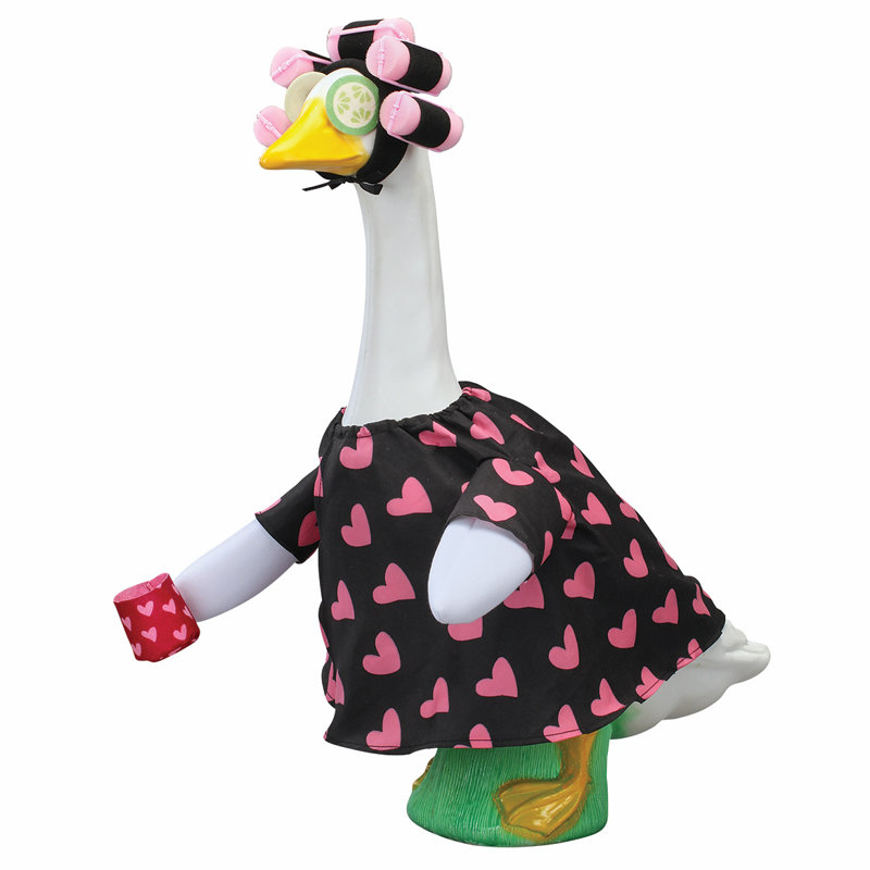 Coffee & Curlers Large Goose Outfit