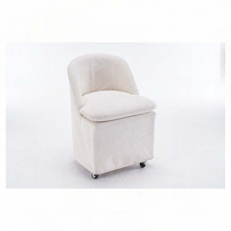 Fauteuil en chenille avec roues universelles, Beige