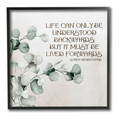 Soren Kierkegaard Quote Giclee Art by Kim Allen