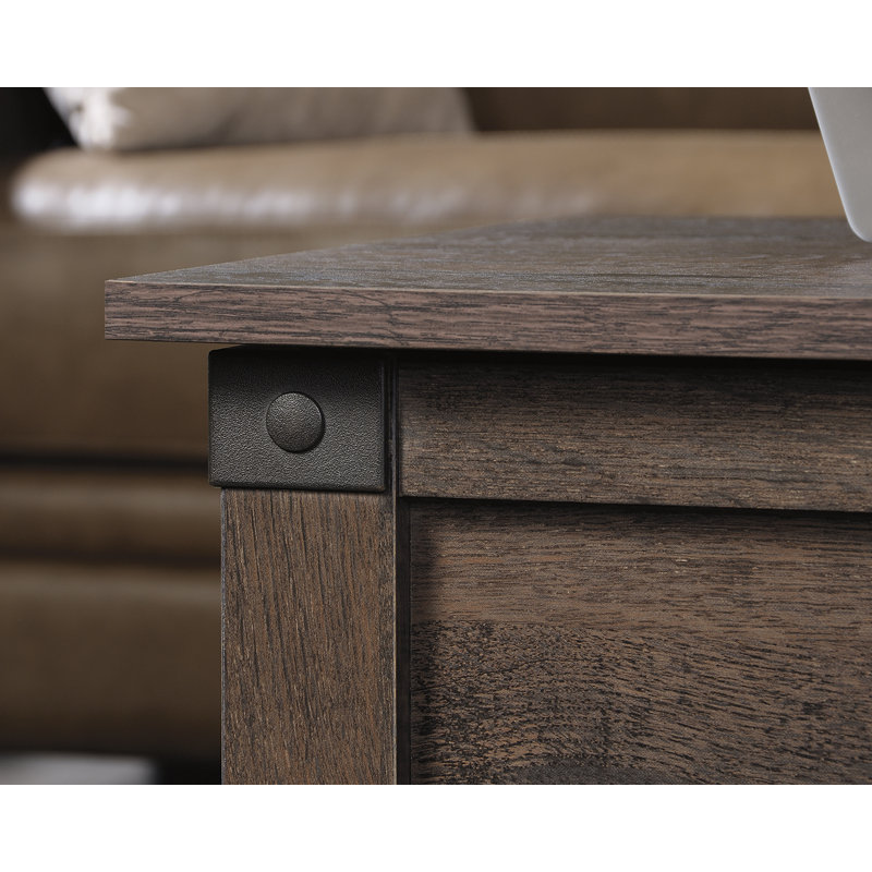 Carson Forge Lift Top Coffee Table, Brown Gray