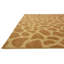 Tapis jaune / brun touffeté à la main Testerman
