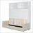 Queen Size Murphy Bed Wall Bed With Sofa-218088774