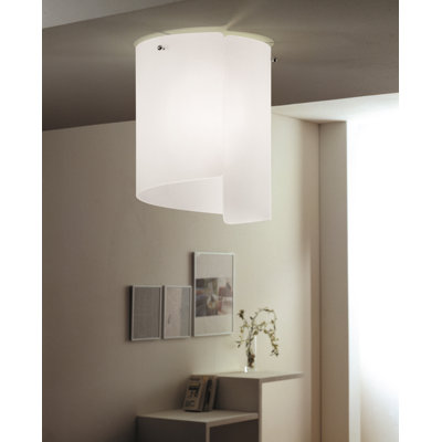 Papiro Glass Flush Mount