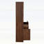 Armoire de rangement polyvalente de style campagnard avec beaucoup de rangement, parfaite pour les espaces de vie organisés
