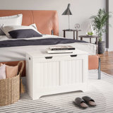 Modern style wooden storage bins