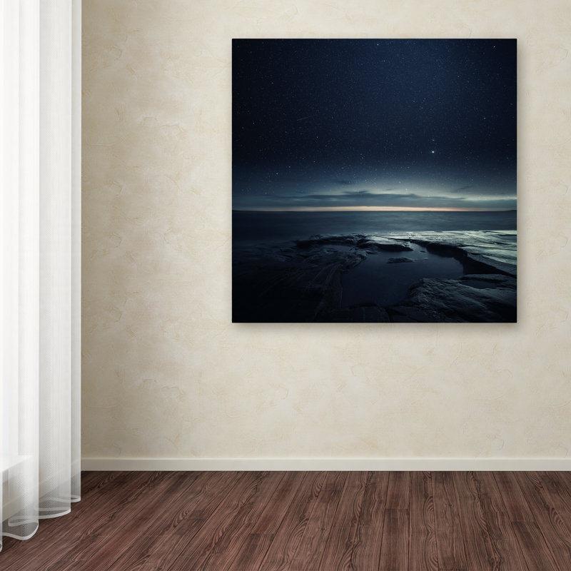 « night sky », reproduction d’impression sur toile tendue, H 35 po x l 35 po