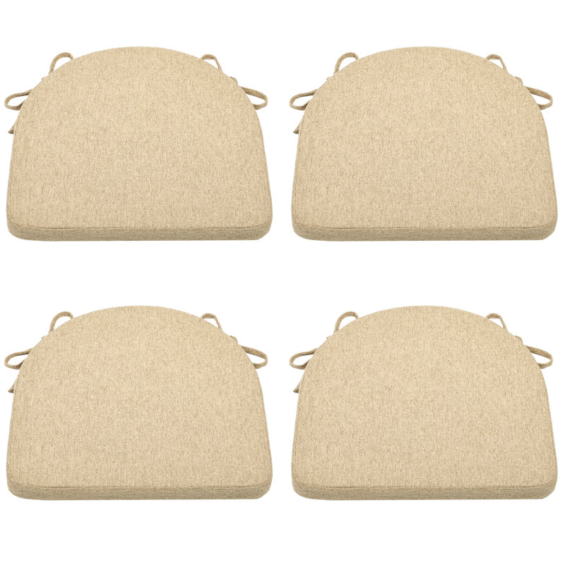 Coussin de chaise d'intérieur 1,5 po, Beige
