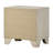 2-Drawer Nightstand Bedside Table Rustic Cream