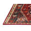 Tapis oriental en laine / polyester tissé à la machine oriental beige / noir / orange-1095519454