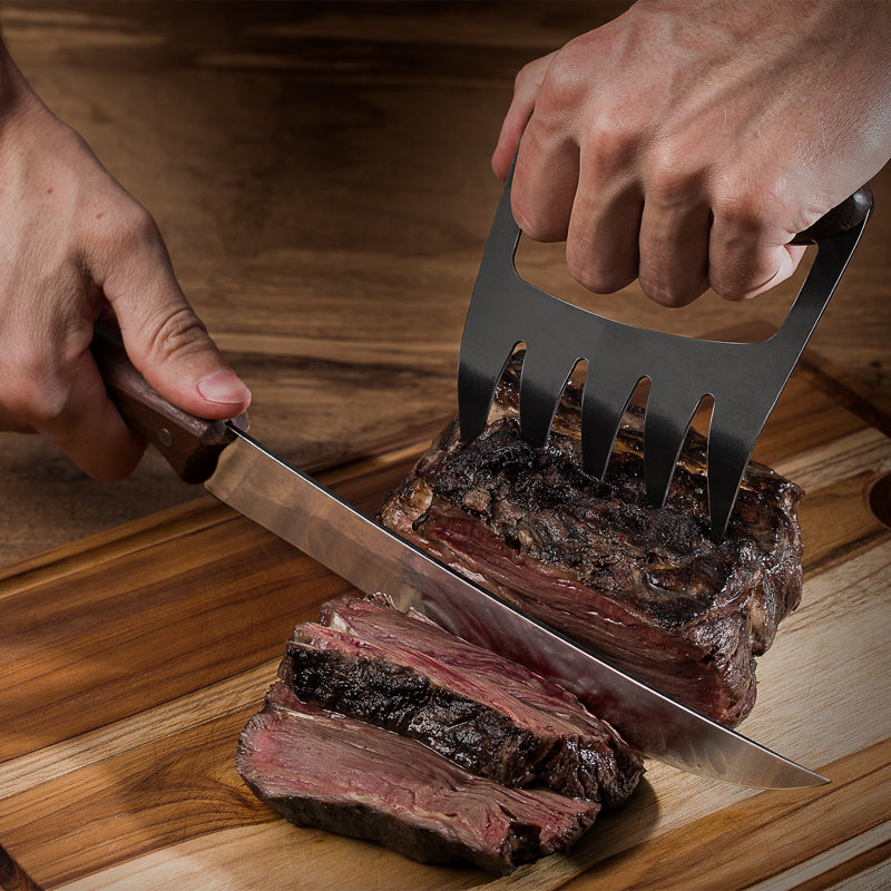 Tramontina Metallic BBQ Claw with Wooden Handle