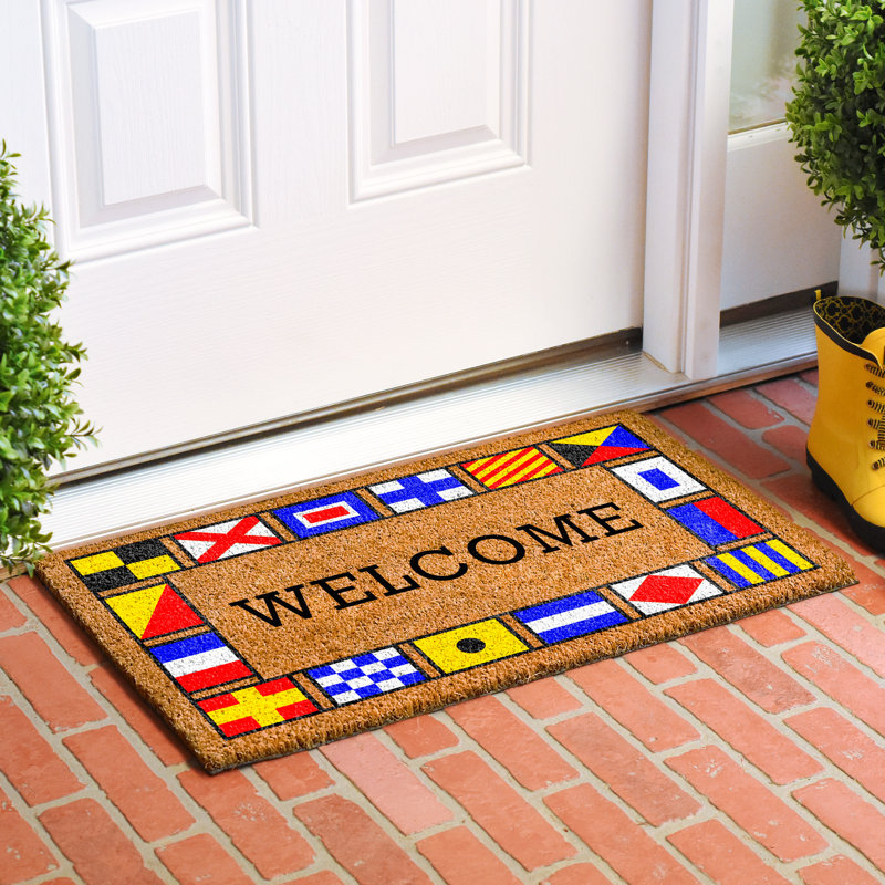 Non-Slip Outdoor Doormat, 17" W x 29" L