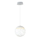Luminaire suspendu sphère 1 lumière DEL Dornisha
