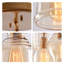 Plafonnier encastré 3 lumières avec abat-jour en verre cognac Mariana - Laiton brossé