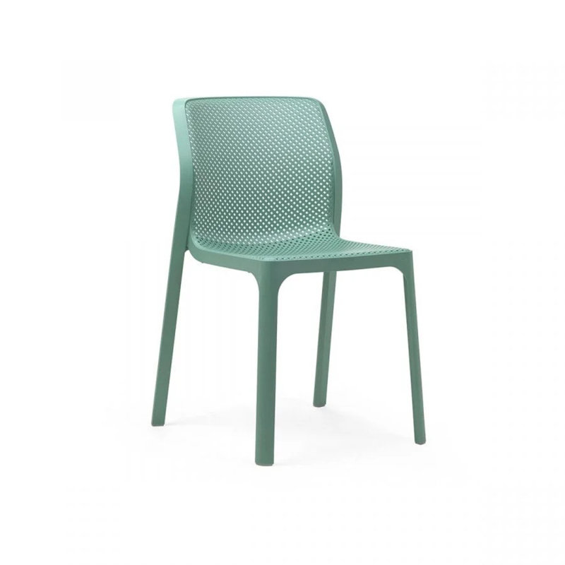 Bit Outdoor Dining Side Chair, Willow