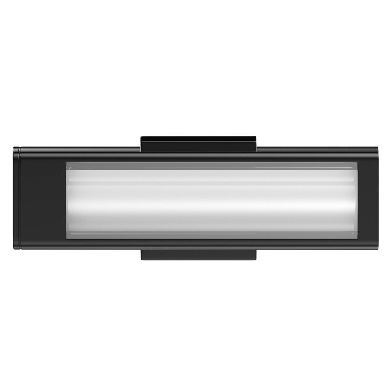 12W Modern LED Wall Sconce Lighting Fixture, Matte Black