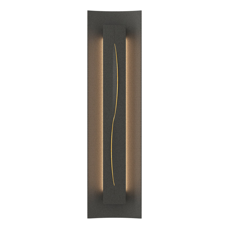 Gallery Dimmable 8 Lbs Flush Mount Scone, Amber, Soft Gold