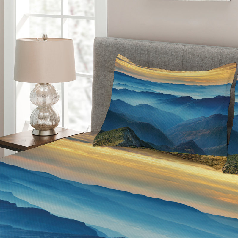 Modern & Contemporary Polyester Coverlet, King Bedspread + 2 Shams