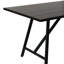 Table de salle à manger d'extérieur rectangulaire en bois d'eucalyptus clair 71 po Avonna-803161868