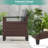 6 Piece Wicker Patio Sofa Set with Ottoman and Square Table-110943092