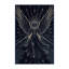 Tapis chic et luxueux lavable à la machine à motif ange Warrior en gris - reliure marine-169464228