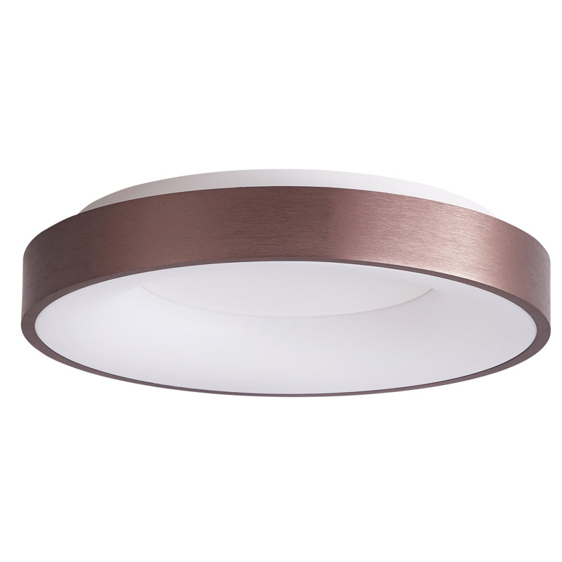 LED Flush Mount, Gold, 9cm H x 60cm W x 60cm D, 3000K