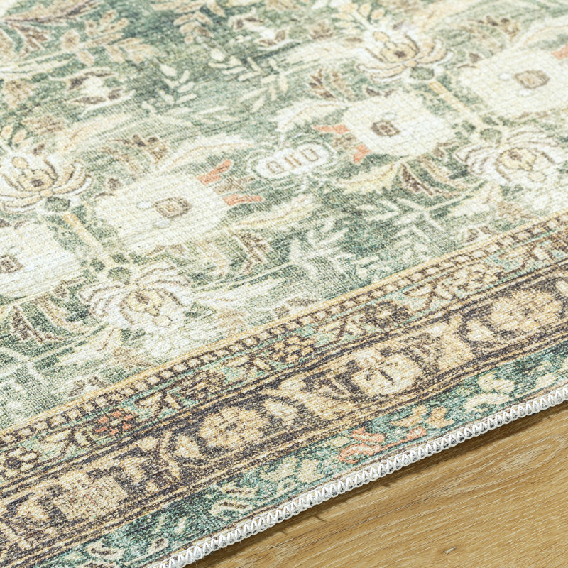 Alburgh Washable Oriental Indoor Rug, Rectangle 7'10" x 10'2"