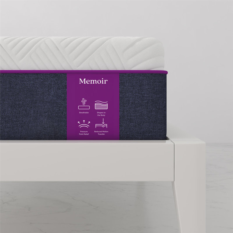 Signature Sleep 8" Twin Memory Foam Mattress with Viscose Cover