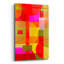 Art mural en verre épique «Radiance» par Bebe Keith, 12 po x 16 po