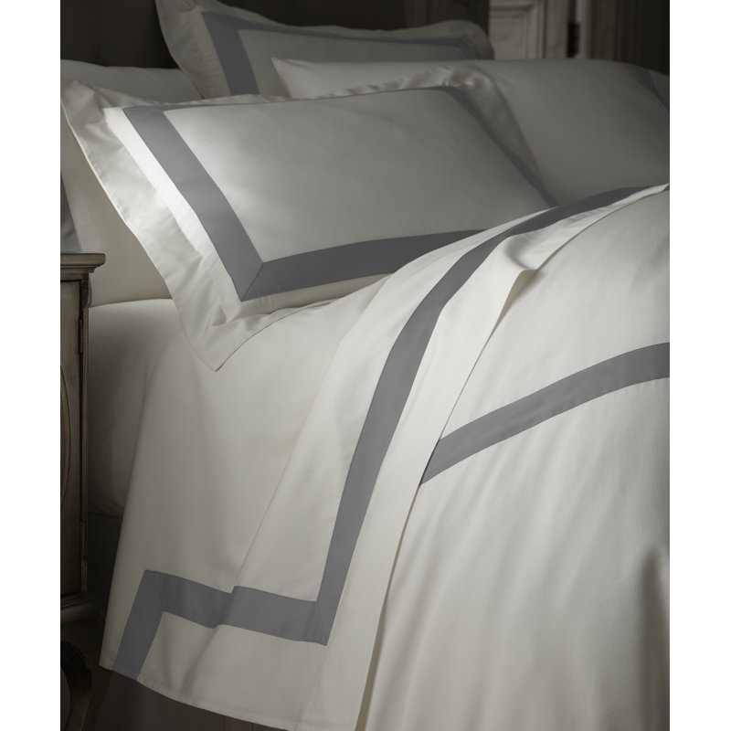 400 Thread Count Tencel Cotton Blend Sateen Sheet Set, California King, Gray