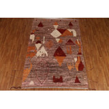One-of-a-Kind 6'7'' X 9'5'' New Age Wool Area Rug in