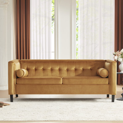 Jabarion 83.3'' Velvet Sofa