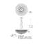 Clanton 6 - Light Gold Crystal Pendant