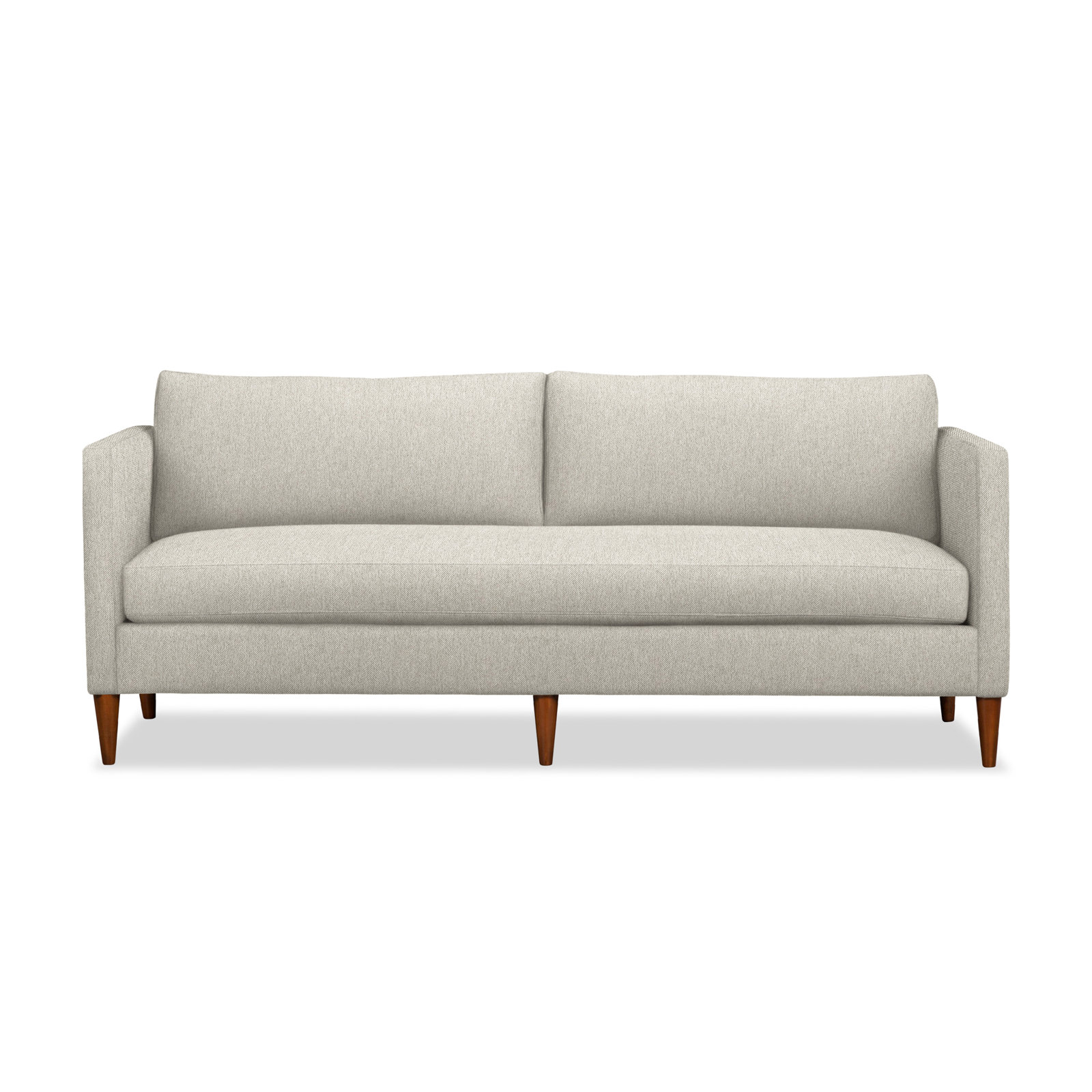 Clifford 87'' Sofa, Ticket Ash Heathered Basketweave