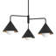 Ireland 3 Light Metal Geometric Chandelier-2042363919