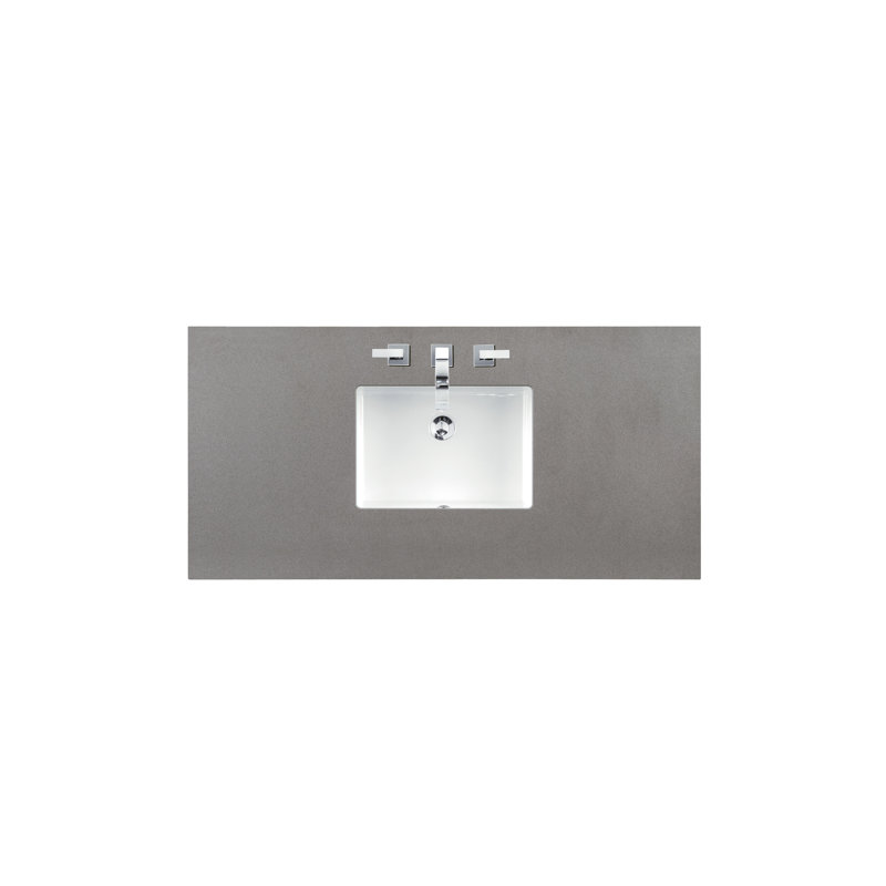 Portland 48'' W Vanity, Whitewashed Walnut, Widespread, Siberian