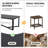 Aluminum Outdoor Patio  Rectangle Coffee Table