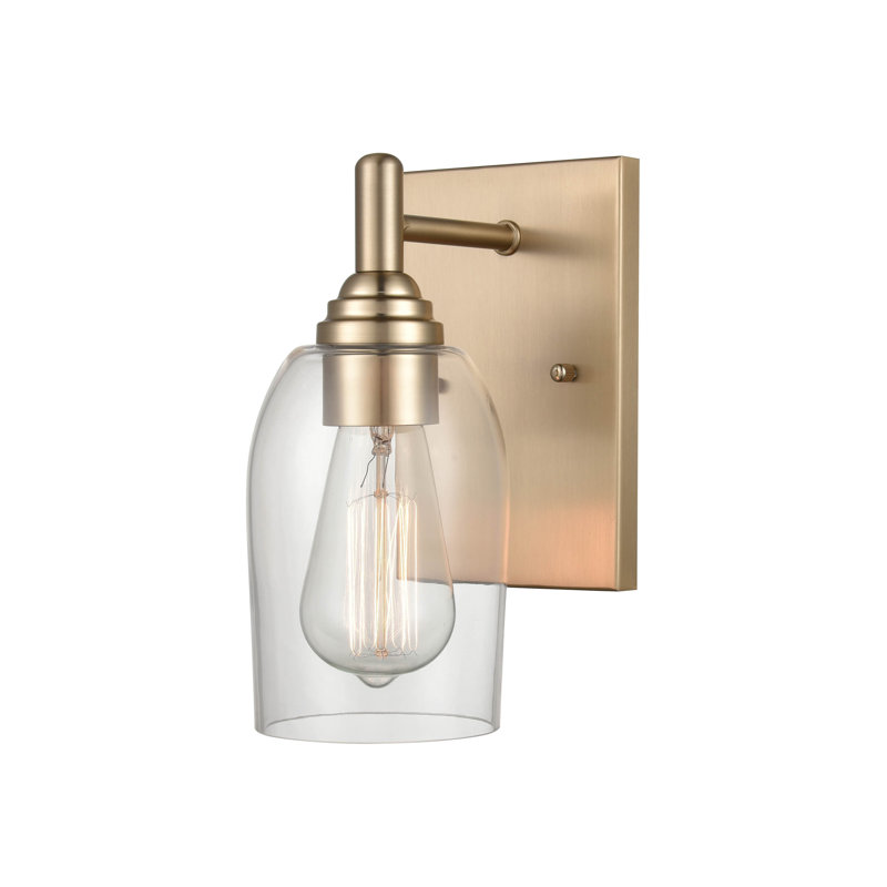 1 Light 4.75 In. Modern Sconce, Modern Gold 