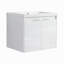 Ensemble de meuble-lavabo modulaire 48 po (47,07 po), armoires doubles en contreplaqué blanc de 24 po avec lavabo gélifié, ensemble de meuble-lavabo KD Flat Pack, solution de rangement moderne