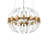 Coquette Small Brass Chandelier