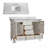 Freestanding Single Basin Bathroom Vanity, With 2 Handle Sets