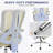 Mesh Ergonomic Office Chair with Footrest, Wheels 360 Swivel-595384200-595384206