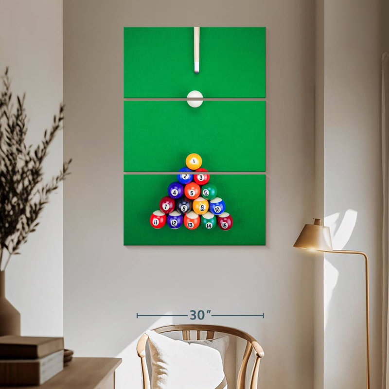 Senne Snooker Pyramid, 65" H x 42" W