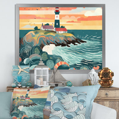 Phare côtier IV sur toile