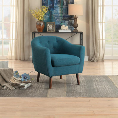 Fauteuil Bradyn en polyester touffeté à large largeur 77,47 po