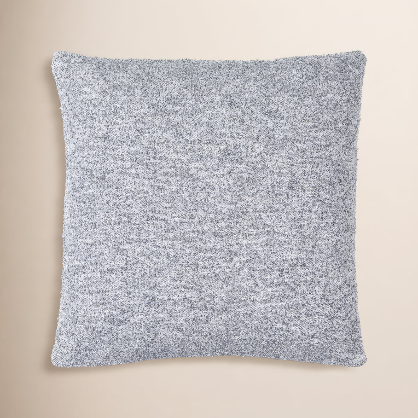 Bobby Pillow Cover, 20" x 20", Light Slate, Down