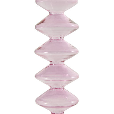 Glass Candlestick Holder