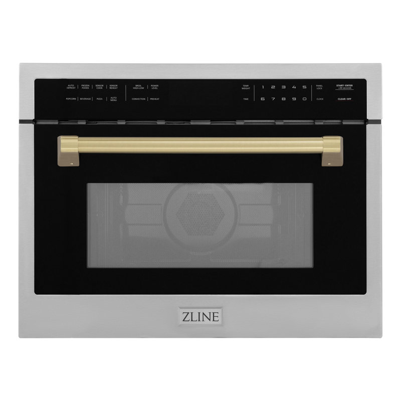 24" 1.6 cu ft. 1000 - Watt Convection Built-In Microwave with Sensor Cooking, Champagne Bronze